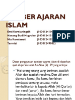 PAI Sunber Ajaran Islam - Diskusi Mahasiswa