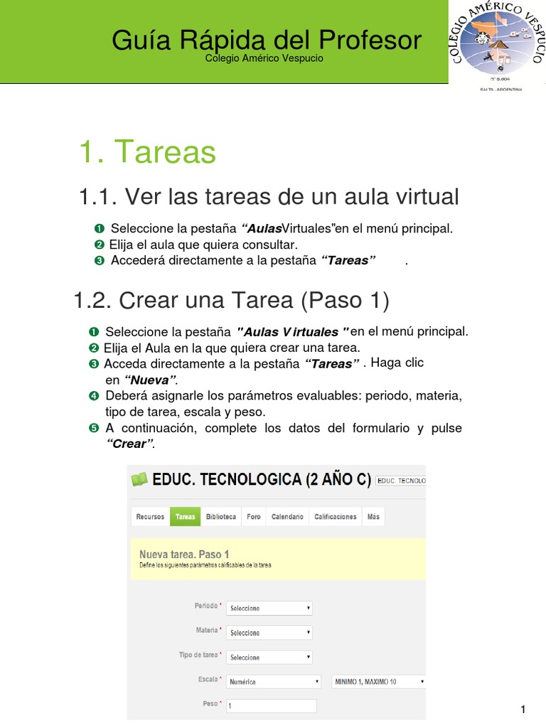 Como Crear Una Tarea Cav PDF | PDF | Point and Click | Maestros