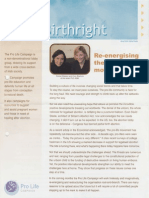 Pro Life Campaign Ireland Newsletter - Birthright Winter 2004