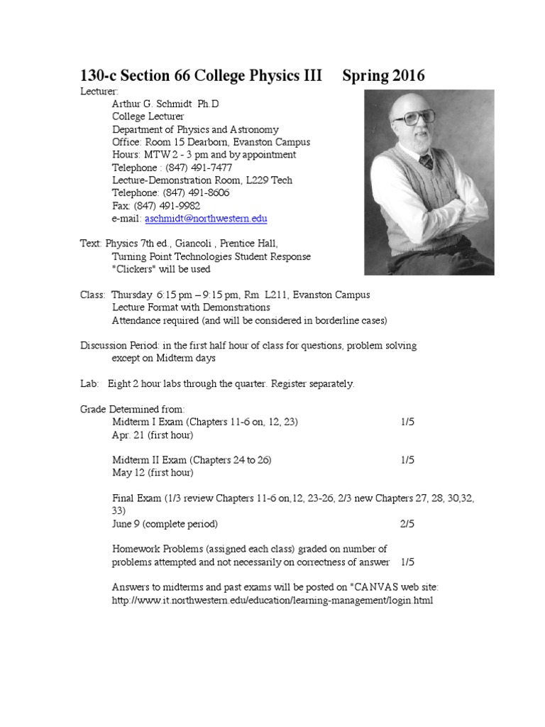 College Physics III Course Details | PDF