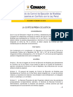 2003-A030 Crea El Juzgado de Control de Ejecición de Medidas para Adolecentes en Conflicto...