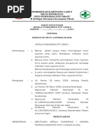Download Sk Indikator Mutu Layanan Klinis by Dens BL SN312279744 doc pdf