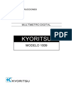 MULTIMETRO KYORITSU 1009