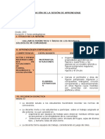 SESION DE APRENDIZAJE AREAS Y PERIMETROS DE SOLIDOS - Odt