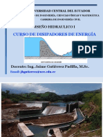 Disipasdores de Energía-Resalto Hidráulico