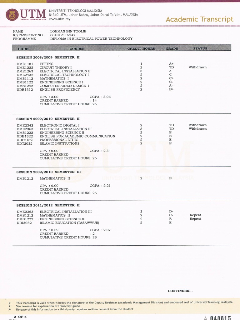 UTM | PDF
