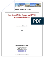 Overview of Noise Control and Hvac Acoustics in Buildings: Pdhonline Course M206 (4 PDH)