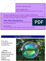 Thin Film Interference Phase Changes