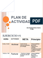 Plan de Actividades