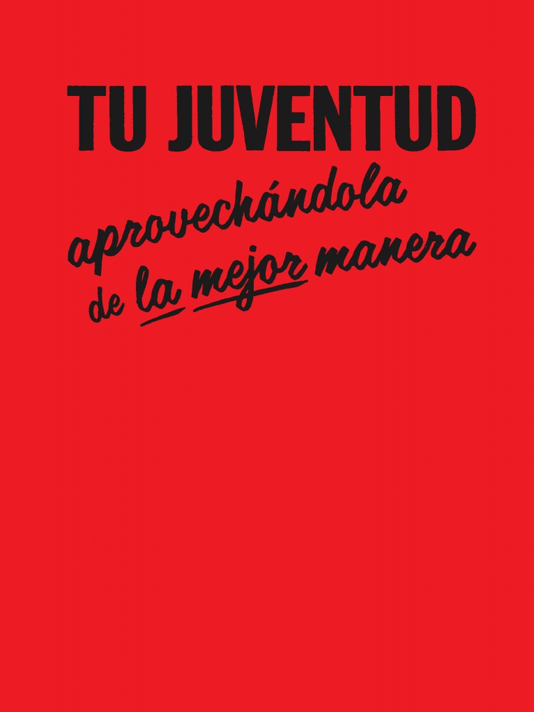 Tu Juventud Aprovechandola | PDF | Pubertad | Tierra, image size:768x1024