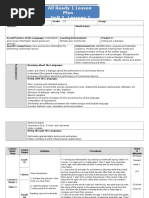 All Ready 1 Lesson Plans