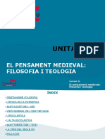 Unitat 5 - Pensament Medieval - Filosofia I Teologia