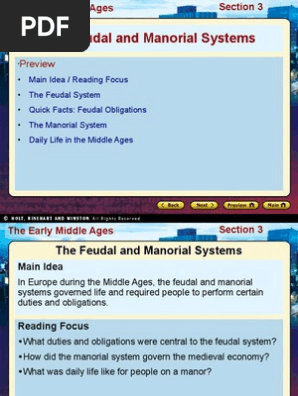 Slideshow Serfdom Feudalism