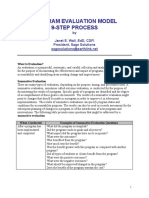 (7) 9 Step Evaluation Model Paper
