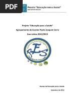 Projeto Educação Para a Saúde 2012 2013