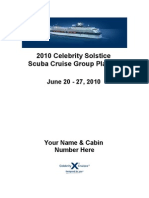2010 Scuba Cruise Group Planner