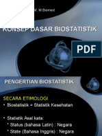 Biostat 1 - Konsep Dasar Biostatistik