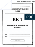 Kertas Peperiksaa Trengganu BK ADD Maths 2016