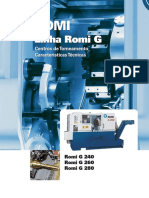 Centros de Torneamento Romi G - Características Técnicas