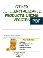 Other Commercializable Vegetable Products