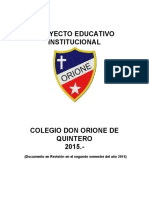 Proyecto Ed. Orione