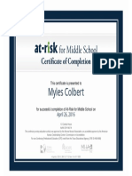 Certificateofcompletion 105 Mylescolbert