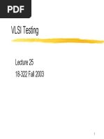 VLSI Testing: 18-322 Fall 2003