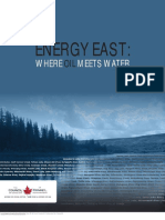 Energy East Where Oil Meets Water