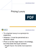LUXURY Retail - Pricing