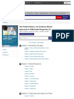 The Patient History An Evidence-Based Approach To Differential Diagnosis