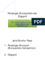 Persaingan Monopolistik Dan Oligopoli