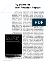 Metal Powder Report: Fifty Years of