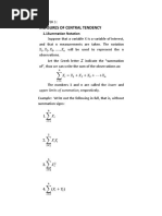 Ch. 3 - Central Tendency