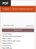 Chapter 2 - Lexical Analysis