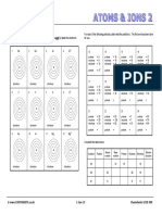 Draw Electron Shells and State Structures for Elements and Ions