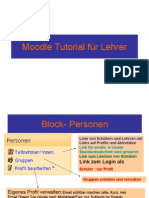 Moodle Tutorial Lehrer