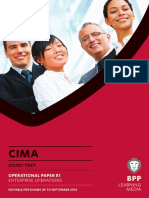CIMA E1 Enterprise Operations Study Text 2013