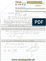 A Level Maths P3 Vectors Quick Notes - www.studyguide.pk.pdf