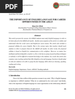 Download THE IMPORTANCE OF ENGLISH LANGUAGE FOR CAREER OPPORTUNITIES IN THE ASEANpdf by Global Research and Development Services SN312353758 doc pdf