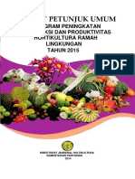Draft Petunjuk Umum Hortikultura 2015