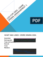 Log For Crime Drama Arrangement1