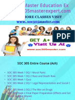 SOC 305 Master Education Expert/soc305masterexpert.com