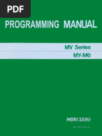 Mori Seiki MV-Series MY-M6 Programming Manual (PM-MVF180M-0E)