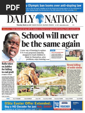 Nation 31 Mar 2016 | PDF | Curriculum | Expense