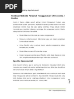 Download Membuat Website Personal Menggunakan CMS Mambo by Agus Tavip Mukti SN31236474 doc pdf