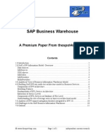 SAP Business Warehouse: A Premium Paper From Thespot4sap LTD