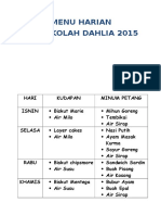 Menu Makanan Prasekolah