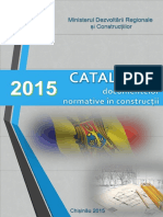 Catalog Documente Normative in Constructii 2015 Editia I PDF