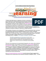 Statement of Evidence-Based Learning With Caitlins Changes