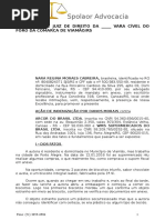 Ação Dano Moral Nara Regina Moraes Cabreira x Wms e Triunfo